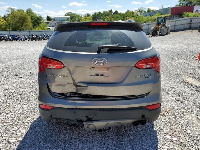 5XYZW4LAXFG239754 - 2015 HYUNDAI SANTA FE SPORT GRAY photo 6