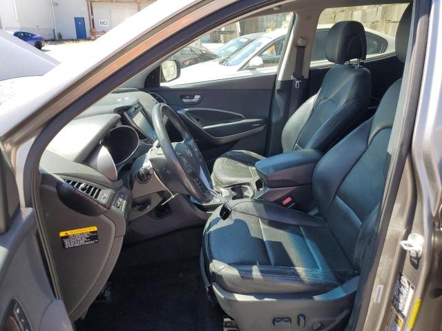 5XYZW4LAXFG239754 - 2015 HYUNDAI SANTA FE SPORT GRAY photo 7