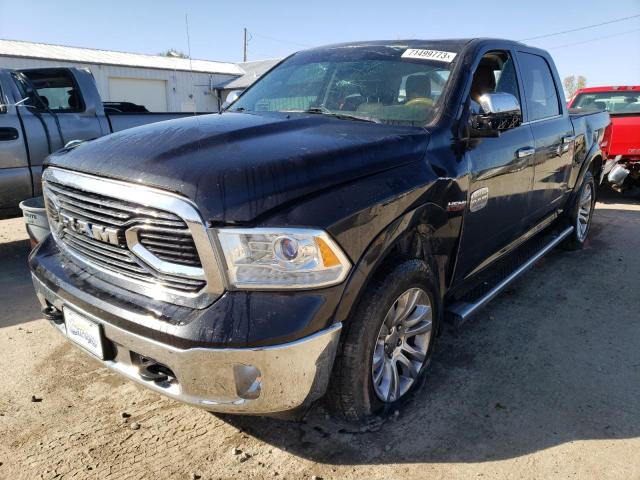 1C6RR7PT4JS249548 - 2018 RAM 1500 LONGHORN BLACK photo 1