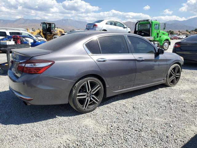 1HGCR2F58GA079960 - 2016 HONDA ACCORD SPORT GRAY photo 3