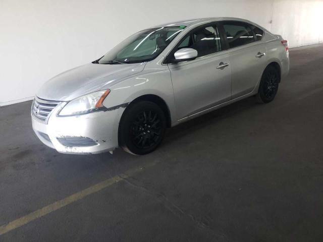 3N1AB7AP9EY237279 - 2014 NISSAN SENTRA S SILVER photo 2