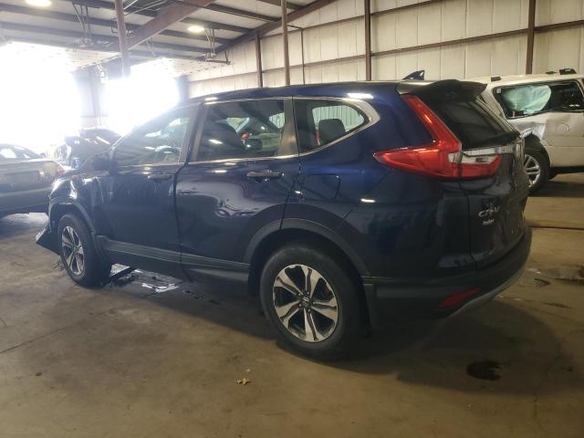 2HKRW6H37KH206672 - 2019 HONDA CR-V LX BLUE photo 2