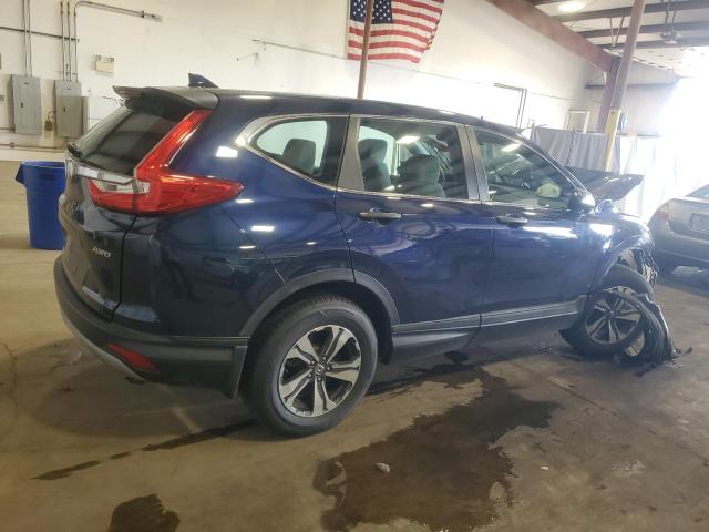 2HKRW6H37KH206672 - 2019 HONDA CR-V LX BLUE photo 3