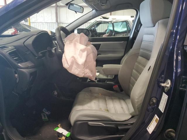 2HKRW6H37KH206672 - 2019 HONDA CR-V LX BLUE photo 7