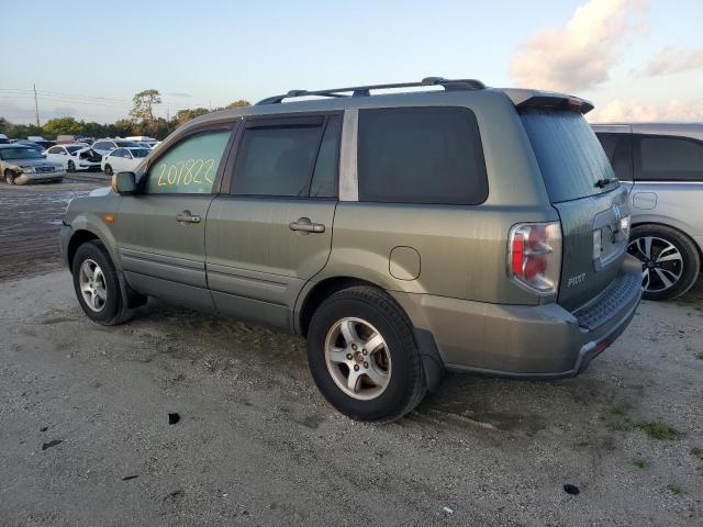 5FNYF28767B032249 - 2007 HONDA PILOT EXL GREEN photo 2