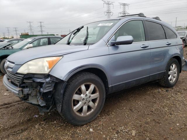 JHLRE48767C003157 - 2007 HONDA CR-V EXL BLUE photo 1