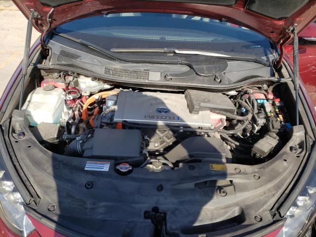 JTDBVRBD6JA005214 - 2018 TOYOTA MIRAI 勃艮第红 照片 11