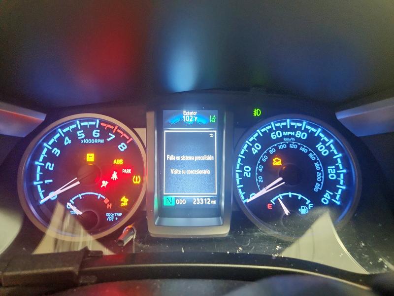 3TYBZ5DN9PT002553 - 2023 TOYOTA TACOMA DOUBLE CAB 银色 照片 9