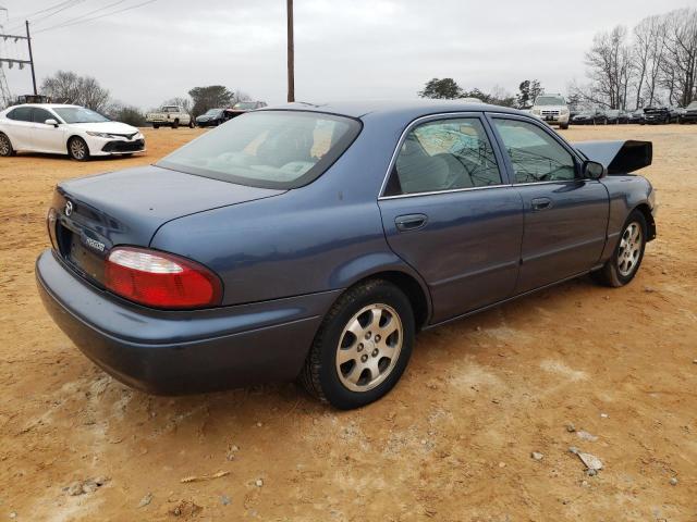 1YVGF22C125278051 - 2002 MAZDA 626 LX BLUE photo 3