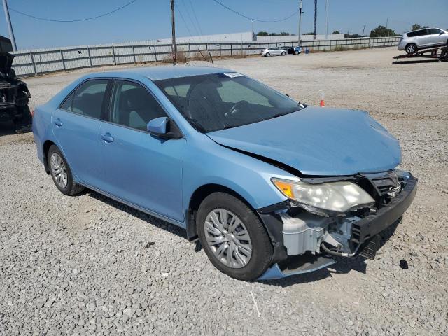 4T4BF1FK9DR298277 - 2013 TOYOTA CAMRY L BLUE photo 4