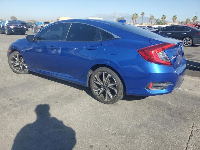 JHMFC1F32KX008702 - 2019 HONDA CIVIC EX BLUE photo 2