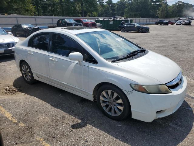 2HGFA1F94BH519443 - 2011 HONDA CIVIC EXL WHITE photo 4