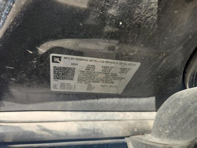 3GNCJLSB8LL254189 - 2020 CHEVROLET TRAX 1LT GRAY photo 13