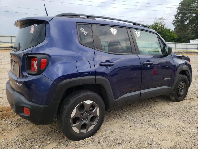 ZACCJBAB1JPH34633 - 2018 JEEP RENEGADE SPORT BLUE photo 3
