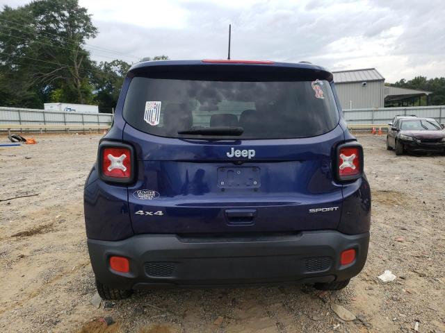 ZACCJBAB1JPH34633 - 2018 JEEP RENEGADE SPORT BLUE photo 6