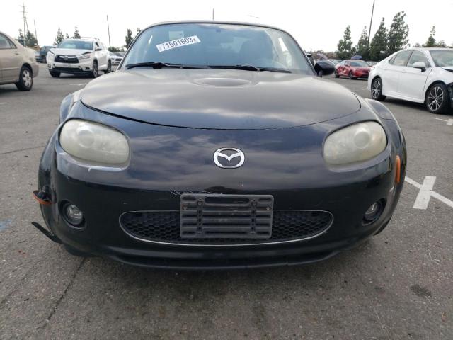 JM1NC26F280146030 - 2008 MAZDA MX-5 MIATA BLACK photo 5