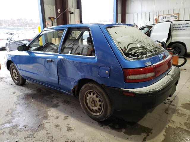 JM1BG2327P0577163 - 1993 MAZDA 323 BASE BLUE photo 2