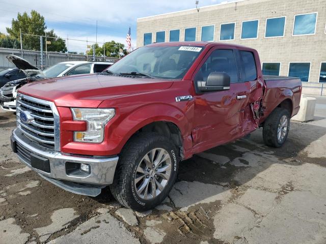 1FTFX1EF6HKE55282 - 2017 FORD F150 SUPER CAB RED photo 1