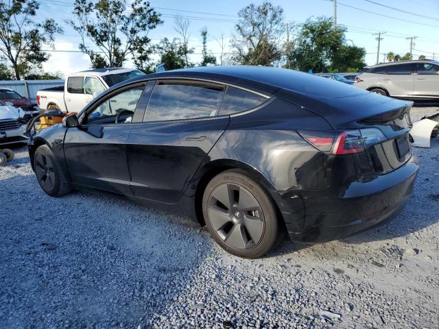 5YJ3E1EA0MF982805 - 2021 TESLA MODEL 3 BLACK photo 2