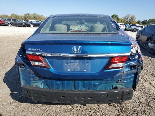 2HGFB2F58DH575033 - 2013 HONDA CIVIC LX BLUE photo 6