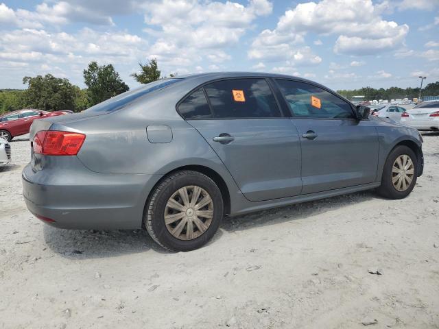 3VW2K7AJ9EM222122 - 2014 VOLKSWAGEN JETTA BASE GRAY photo 3