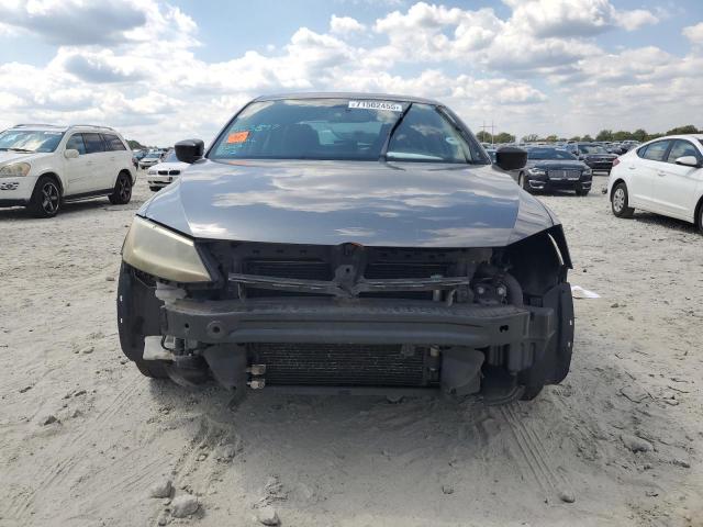 3VW2K7AJ9EM222122 - 2014 VOLKSWAGEN JETTA BASE GRAY photo 5