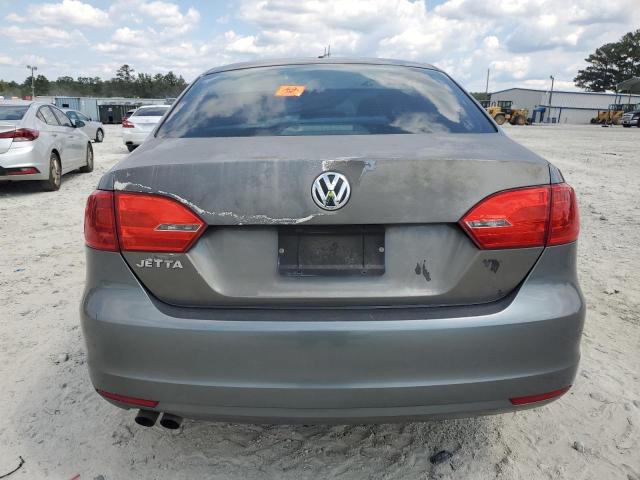 3VW2K7AJ9EM222122 - 2014 VOLKSWAGEN JETTA BASE GRAY photo 6