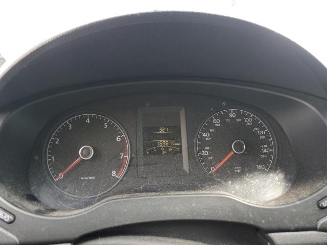 3VW2K7AJ9EM222122 - 2014 VOLKSWAGEN JETTA BASE GRAY photo 9