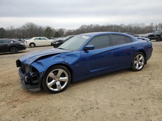 2C3CDXCT9CH302410 - 2012 DODGE CHARGER R/T BLUE photo 1