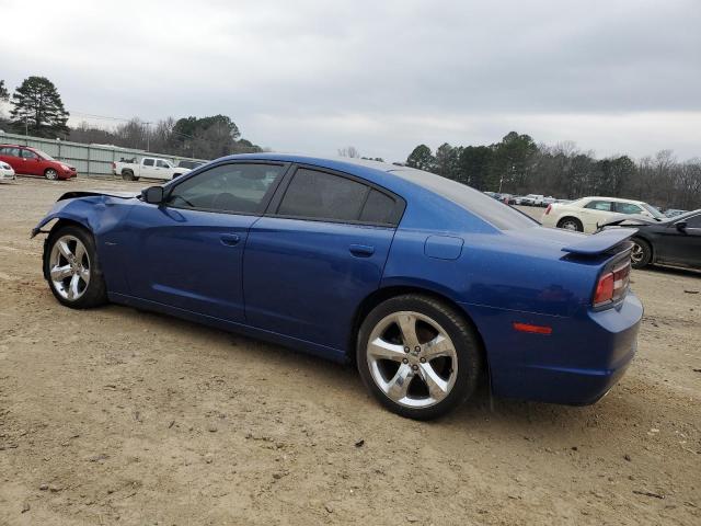 2C3CDXCT9CH302410 - 2012 DODGE CHARGER R/T BLUE photo 2