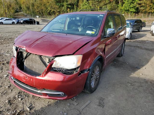 2C4RC1CG1DR535394 - 2013 CHRYSLER TOWN & COU TOURING L RED photo 1