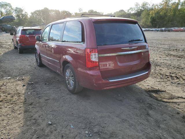 2C4RC1CG1DR535394 - 2013 CHRYSLER TOWN & COU TOURING L RED photo 2