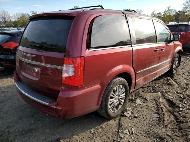 2C4RC1CG1DR535394 - 2013 CHRYSLER TOWN & COU TOURING L RED photo 3
