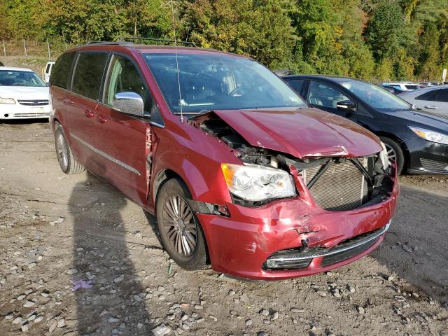 2C4RC1CG1DR535394 - 2013 CHRYSLER TOWN & COU TOURING L RED photo 4