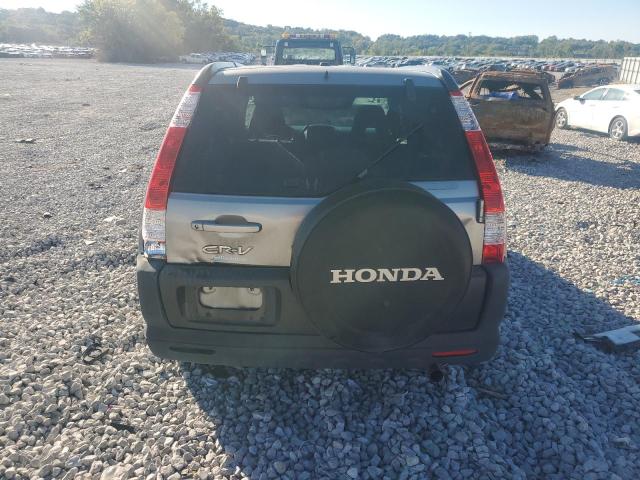 JHLRD78826C020288 - 2006 HONDA CR-V EX GRAY photo 6