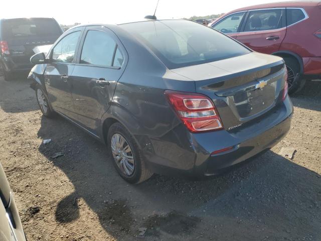 1G1JB5SH0H4133353 - 2017 CHEVROLET SONIC LS CHARCOAL photo 2