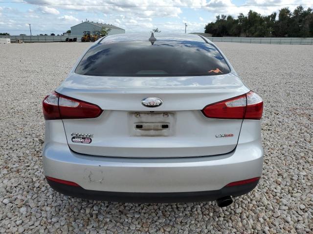 KNAFX4A80E5056609 - 2014 KIA FORTE EX SILVER photo 6