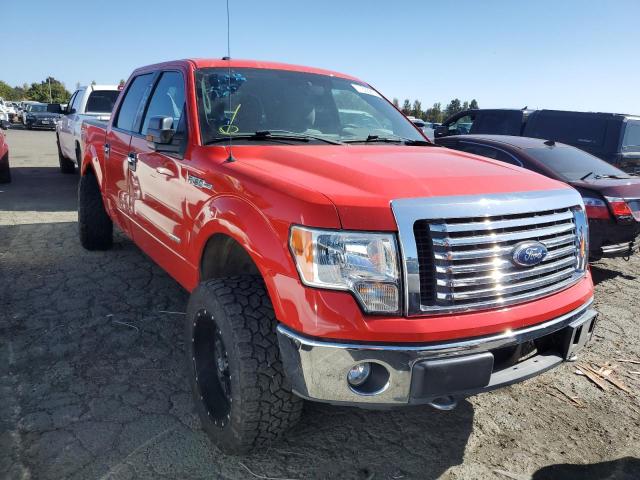 1FTFW1ET1BFC65978 - 2011 FORD F150 SUPERCREW RED photo 4