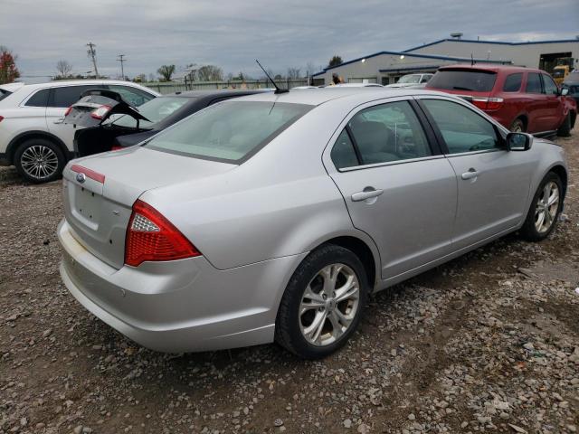 3FAHP0HA6CR381357 - 2012 FORD FUSION SE SILVER photo 3