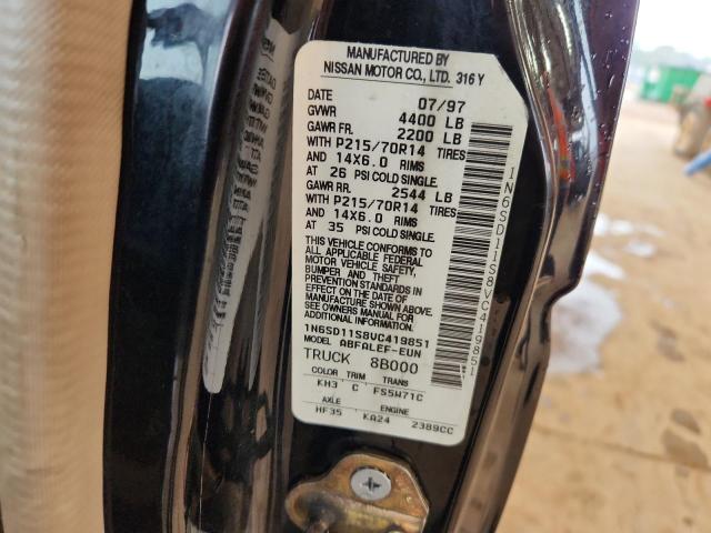 1N6SD11S8VC419851 - 1997 NISSAN TRUCK BASE BLACK photo 13