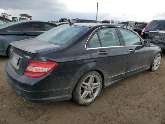 WDDGF8HB9BA517544 - 2011 MERCEDES-BENZ C 350 4MATIC BLACK photo 3