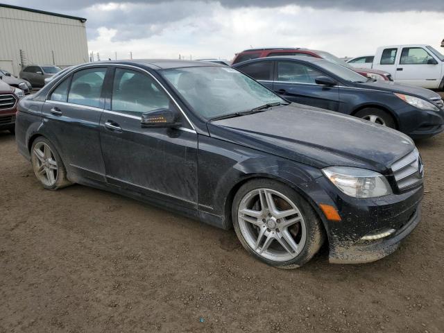 WDDGF8HB9BA517544 - 2011 MERCEDES-BENZ C 350 4MATIC BLACK photo 4