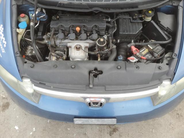 1HGFA16836L077206 - 2006 HONDA CIVIC EX ლურჯი ფოტო 11