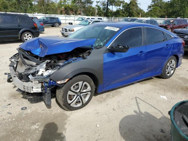 19XFC2F59GE050042 - 2016 HONDA CIVIC LX BLUE photo 1