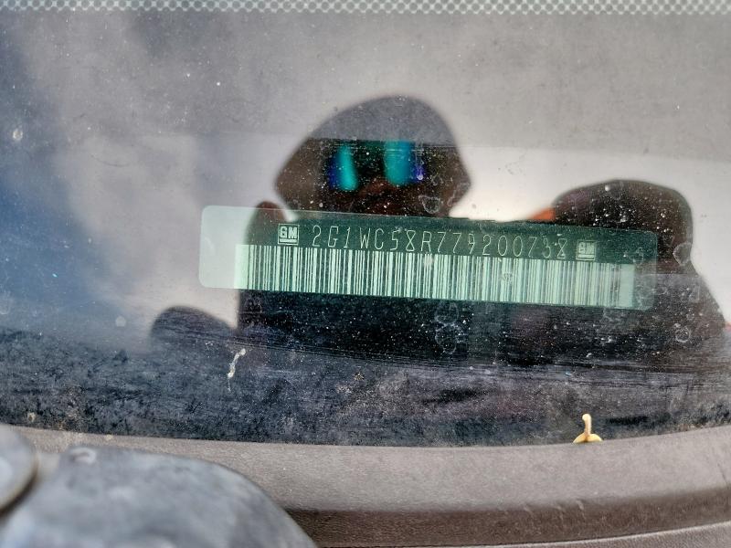 2G1WC58R779200738 - 2007 CHEVROLET IMPALA LT WHITE photo 12