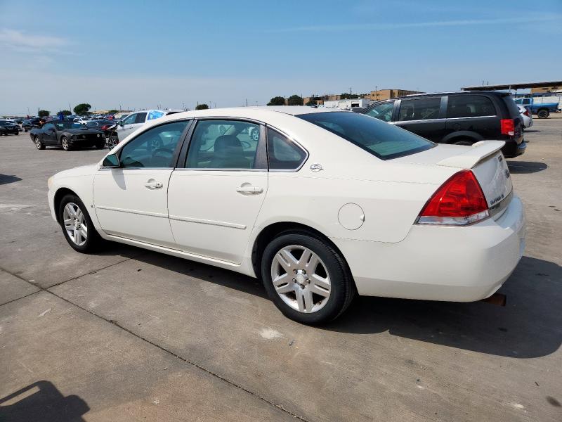 2G1WC58R779200738 - 2007 CHEVROLET IMPALA LT WHITE photo 2