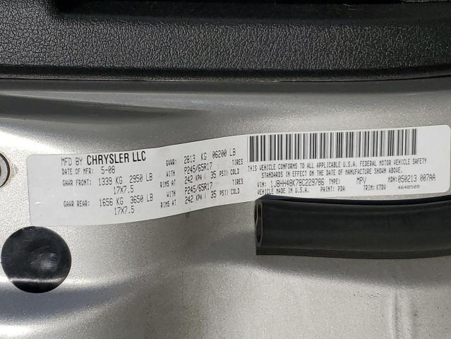 1J8HH48K78C229786 - 2008 JEEP COMMANDER SPORT Beige Foto 12