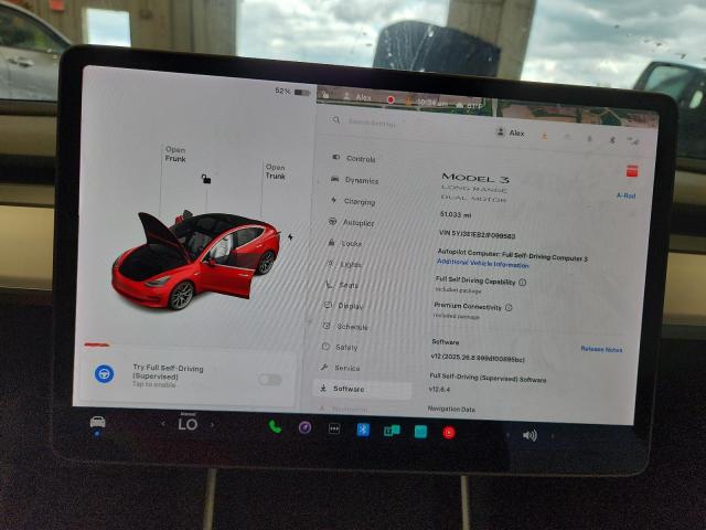 5YJ3E1EB2JF099583 - 2018 TESLA MODEL 3 Қызыл фото 9