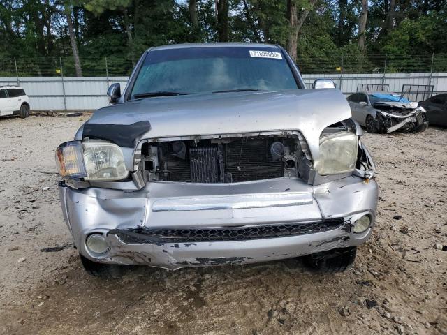 5TBDT44116S506356 - 2006 TOYOTA TUNDRA DOUBLE CAB SR5 SILVER photo 5