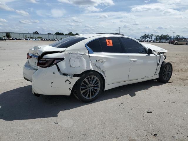 JN1EV7AP2KM519321 - 2019 INFINITI Q50 LUXE WHITE photo 3